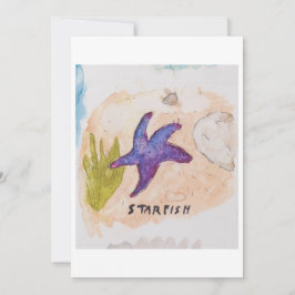 Starfish Greeting Card 招待状