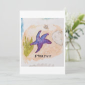 Starfish Greeting Card 招待状 (スタンド正面)