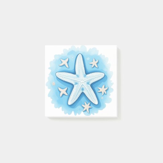 Starfish in Blue ポストイット (正面)