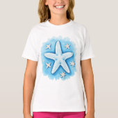 Starfish in Blue Tシャツ (正面)
