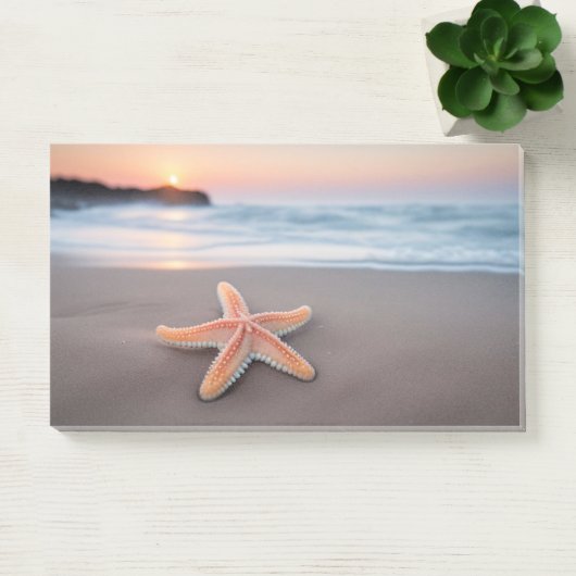 Starfish Lying on a Beach ポストイット (オフィス)
