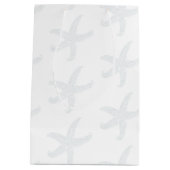 Starfish nプルメリア先結婚式へようこそ ミディアムペーパーバッグ (裏面)