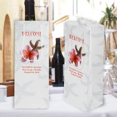 Starfish nプルメリア先結婚式へようこそ ワインギフトバッグ