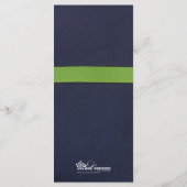 Starfish Navy航海のとKelly Greenのメニュー プログラム (裏面)