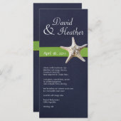 Starfish Navy航海のとKelly Greenのメニュー プログラム (正面/裏面)