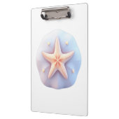 Starfish on a Unique-Shaped Stone クリップボード (左)