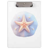 Starfish on a Unique-Shaped Stone クリップボード (正面)
