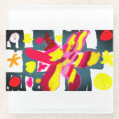 Starfish  style  ガラスコースター (正面)