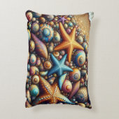 Starfish throw cushion アクセントクッション (裏面(縦))