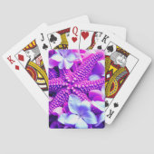 Starfish with Flowers Playing Cards トランプ (裏面)