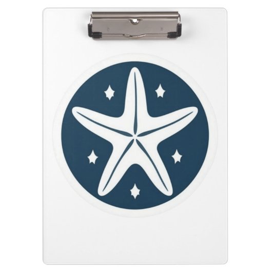 Starfish with White Stars クリップボード (正面)