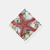 Starfish、Zanzibar、タンザニア スタンダードカクテルナプキン (角)