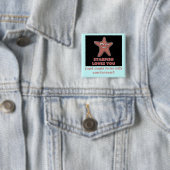 StarfishLovesU、(およびあなたとあり永久にたいと思います) 缶バッジ (インサイチュ)