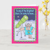 STARGAZER誕生日カード カード (黄色い花)