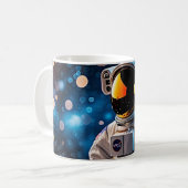 Stargazer Astronaut Close-Up Portrait コーヒーマグカップ (正面左)