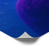 Stargazer Boy & Dog — Dreamy Cosmic Art ポスター (角)