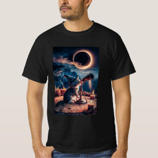 Stargazer Cat: Cosmic Dreamer T-Shirt Tシャツ