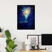 Stargazer Cosmic Poster – あなたの宇宙を高める ポスター (ホームオフィス)