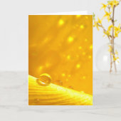 Stargazing Dew Drops, Stories in Nature Poetry カード (黄色い花)