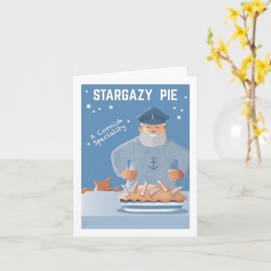 Stargazy Pie カード (黄色い花)