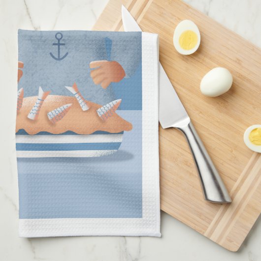 Stargazy Pie キッチンタオル (四つ折り)