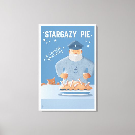 Stargazy Pie キャンバスプリント (正面)