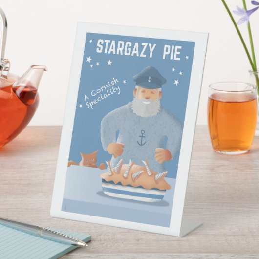 Stargazy Pie 台座サイン (インサイチュ)