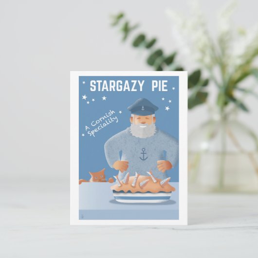 Stargazy Pie postcard ポストカード (スタンド正面)