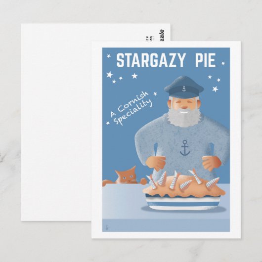 Stargazy Pie postcard ポストカード (正面/裏面)