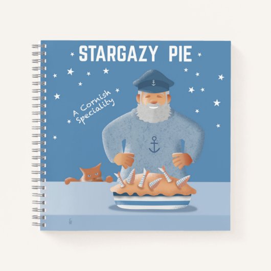 Stargazy Pie Spiral Notebook ノートブック (正面)