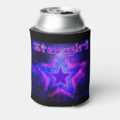 StarGirl – 紫と黒のKoozie 缶クーラー (缶裏面)