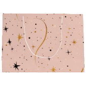 StarGlow – 装飾抱き枕と星デザイン ラージペーパーバッグ (裏面)