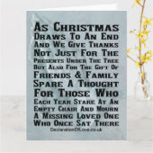 Staring At An Empty Chair カード (黄色い花)