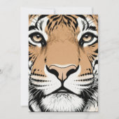 Staring Tiger Face, Tiger 招待状 (正面)