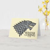 Stark Sigil – 冬来の カード (黄色い花)