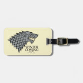 Stark Sigil – 冬来の ラゲッジタグ (正面横)