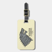 Stark Sigil – 冬来の ラゲッジタグ (正面縦)