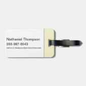 Stark Sigil – 冬来の ラゲッジタグ (裏面横)