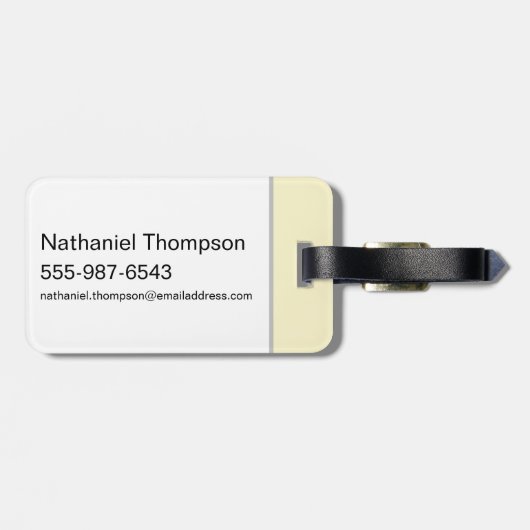 Stark Sigil – 冬来の ラゲッジタグ (裏面横)