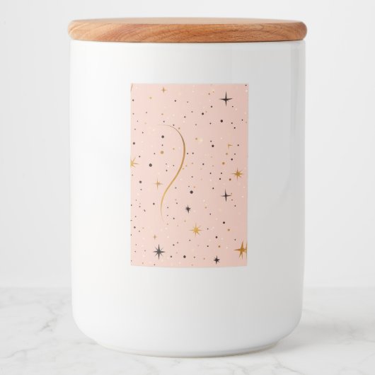 StarKeep – ガラスびんふた付きデザイン フードラベル (正面)