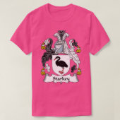 Starkey Coat of Arms Family Crest  Tシャツ (デザイン正面)