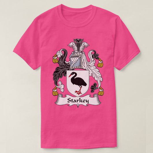 Starkey Coat of Arms Family Crest Tシャツ (デザイン正面)