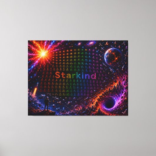 Starkind – 生命の宇宙的進化 キャンバスプリント (正面)