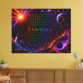 Starkind – 生命の宇宙的進化 キャンバスプリント (インサイチュ (リビング))