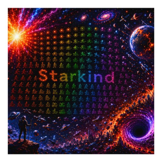 Starkind – 生命の宇宙的進化 フォトプリント (正面)