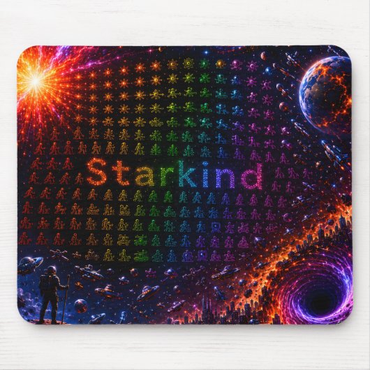 Starkind – 生命の宇宙的進化 マウスパッド (正面)