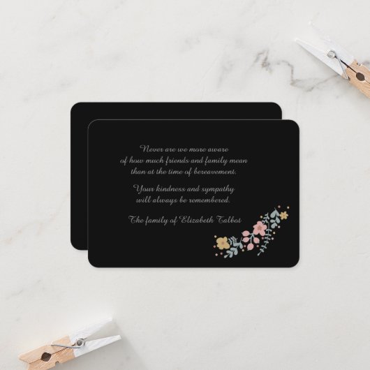 Starless死別カード(3.5 x 5) カード (正面/裏面インサイチュ)