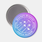 Starlight Brigade Vaporwaveスタイル マグネット (正面/裏面)