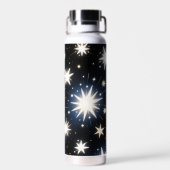 Starlight Bursts ,Radiant Cosmic Pattern ウォーターボトル (背面)