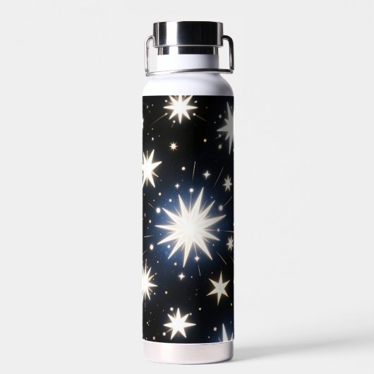 Starlight Bursts ,Radiant Cosmic Pattern ウォーターボトル (背面)